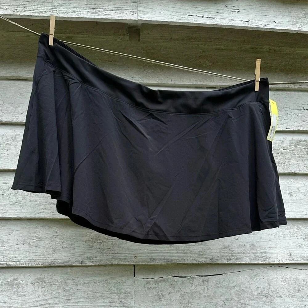 All In Motion Skort Skirt Athletic Black‎ Women’s XL NWT